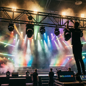 installasi stage lighting pro