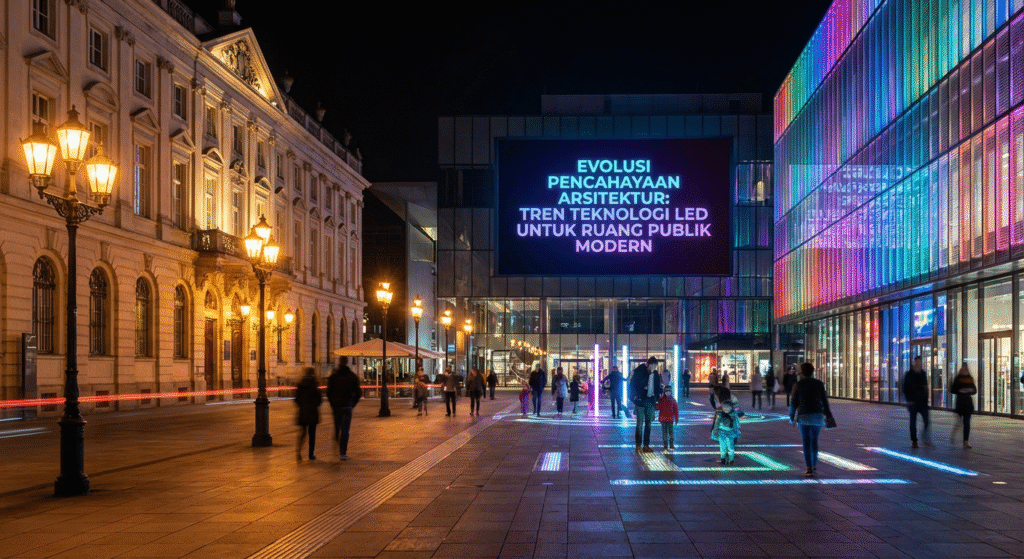 evolusi pencahayaan arsitektur