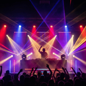 stage lighting klub malam