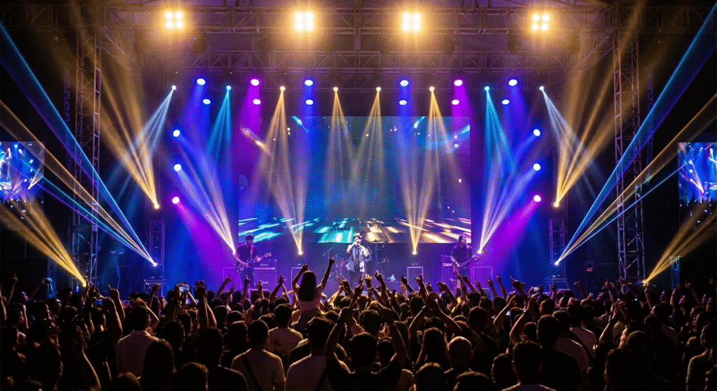 pengalaman stage lighting